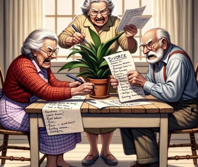 divorce sénior