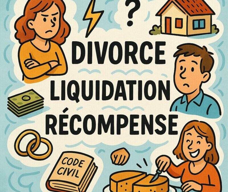 récompense, avocat divorce lyon