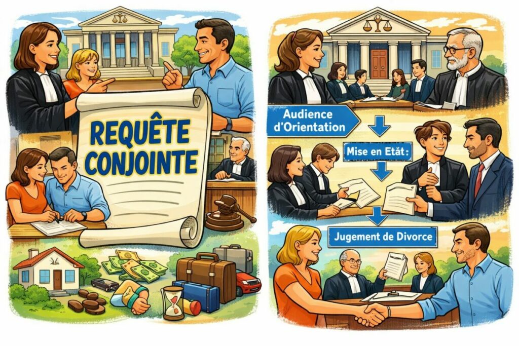 Requête conjointe/avocat divorce Lyon
